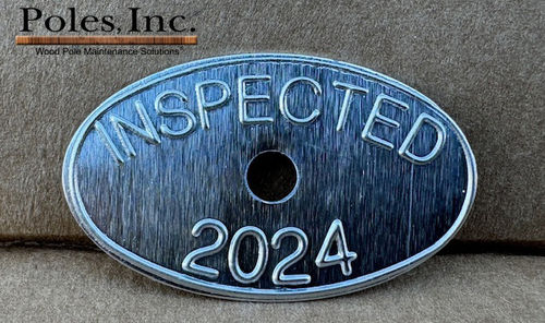 Inspected Oval Tags with CURRENT Year Date (Bag of 500)
