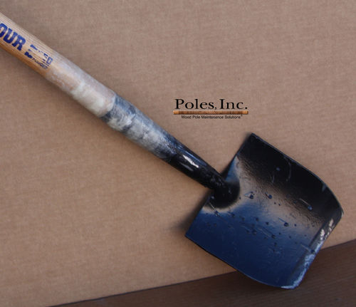 Digging Shovel. Hardwood Handle with Fiberglass Reinforcement, Clay Spade Size