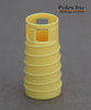 S2R2 Plastic Pole Plug™  YELLOW 7/8" (1 Gallon Pail/100 Plastic Plugs)