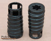 S2R2 Plastic Pole Plug™  BLACK 7/8" (1 Gallon Pail/100 Plastic Plugs)