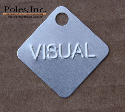 Visual Diamond Aluminum Tags (1 Gallon Pail/3,000 Tags)